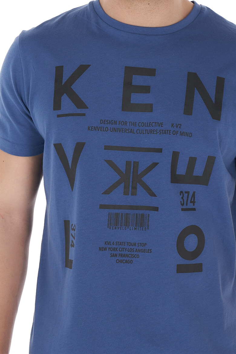 KVL by KENVELO Tricou de bumbac cu imprimeu logo - Pled.ro