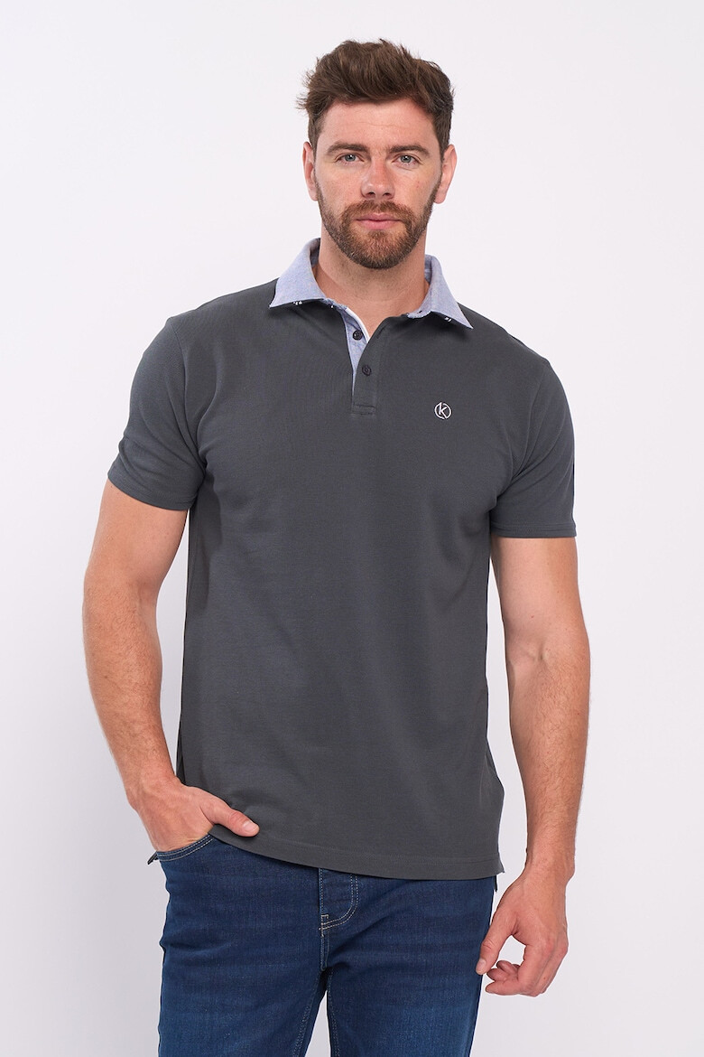 KVL by KENVELO Tricou polo cu aspect pique - Pled.ro