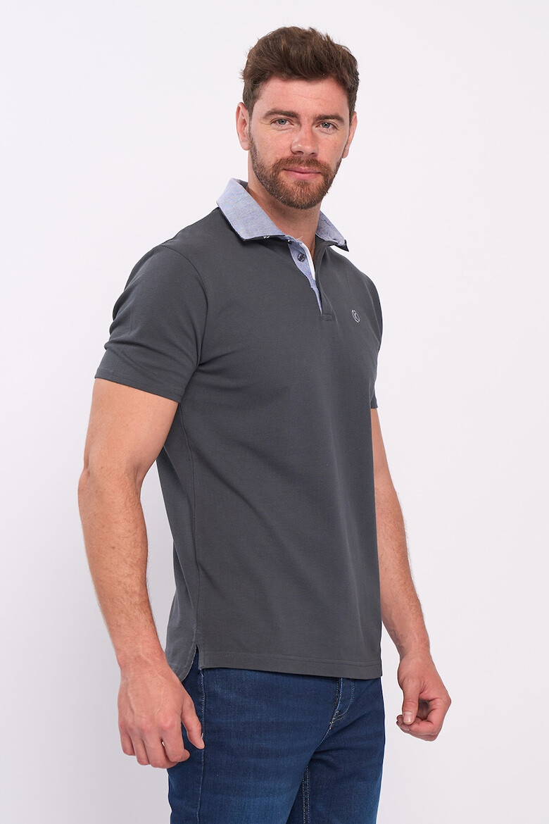 KVL by KENVELO Tricou polo cu aspect pique - Pled.ro