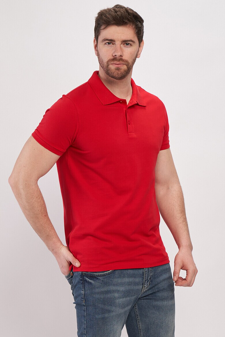 KVL by KENVELO Tricou polo de bumbac - Pled.ro