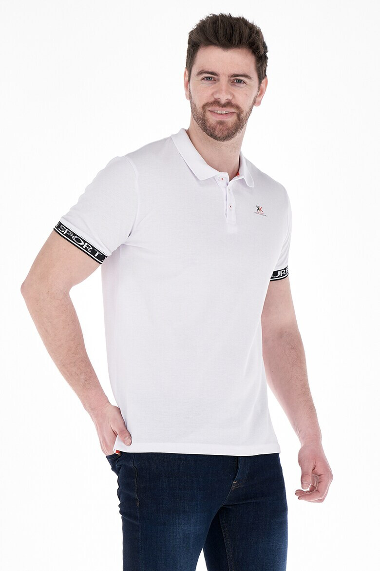 KVL by KENVELO Tricou polo din pique de bumbac - Pled.ro