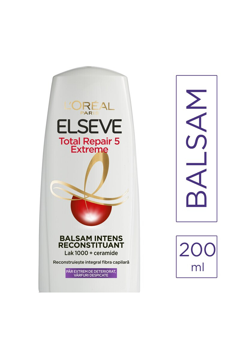 L'Oreal Paris Balsam Elseve Total Repair 5 Extreme pentru par foarte deteriorat 200 ml - Pled.ro