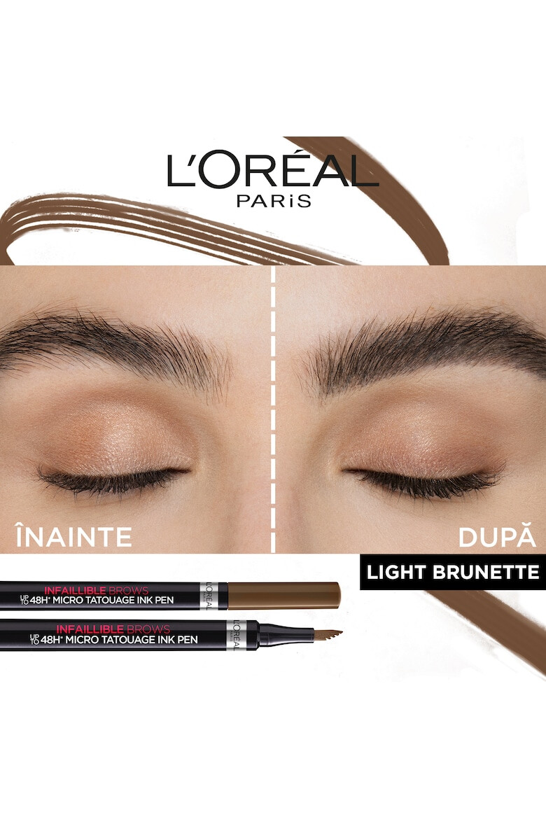 L'Oreal Paris Creion de Sprancene Unbelieva Brow Micro Tatouage 5 g - Pled.ro