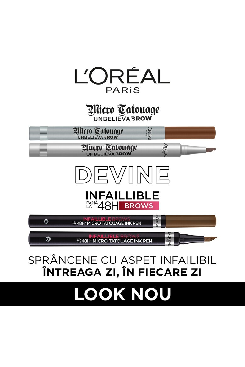 L'Oreal Paris Creion de Sprancene Unbelieva Brow Micro Tatouage 5 g - Pled.ro