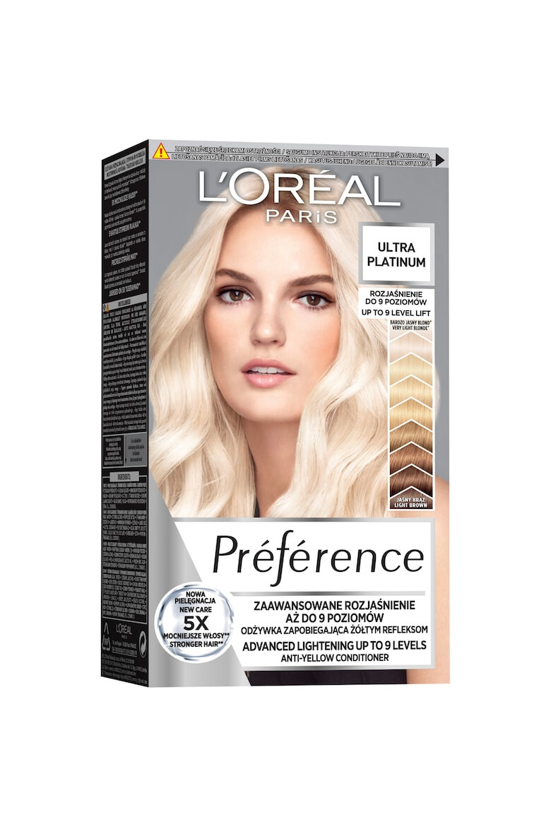 L'Oreal Paris Decolorant Preference Ultra Platinum pana la 9 tonuri 154 ml - Pled.ro