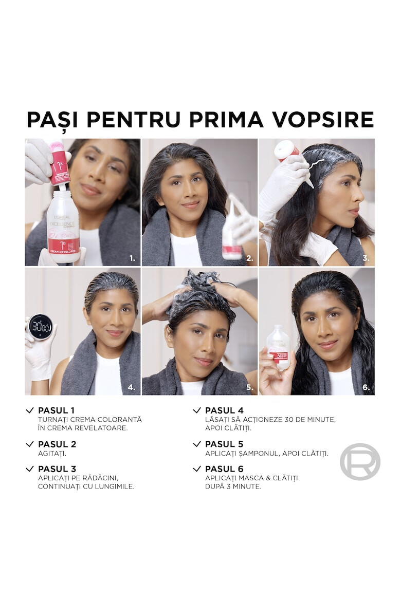 L'Oreal Paris Vopsea de par permanenta cu amoniac Excellence - Pled.ro