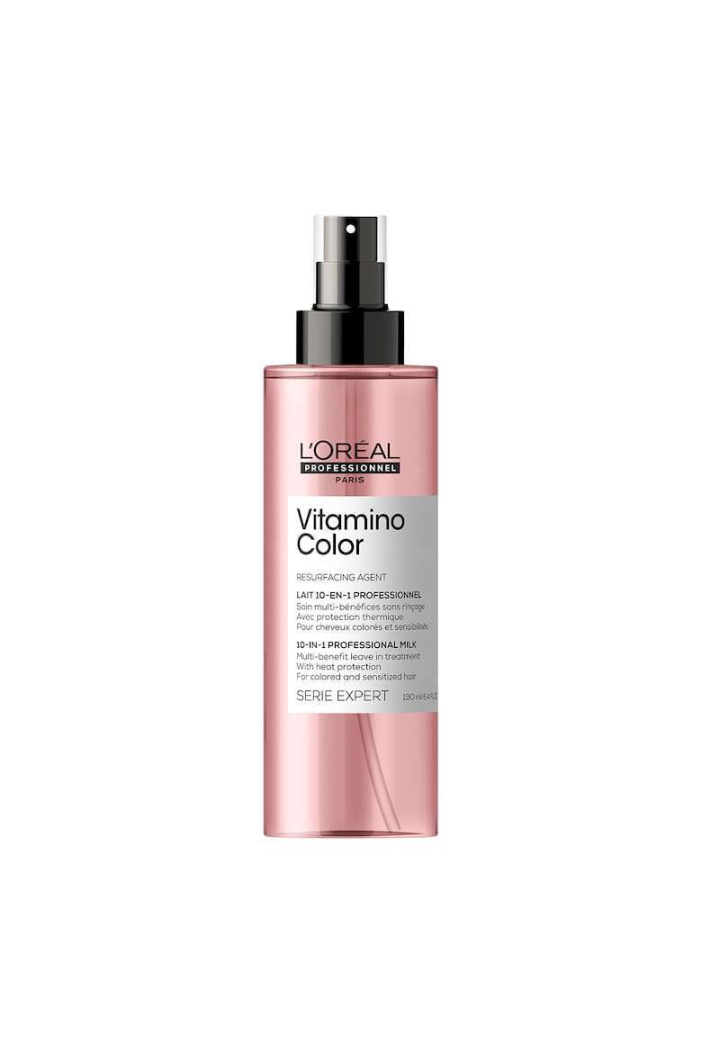 L'Oreal Professionnel Lotiune de par 10 in 1 Spray L’Oreal Professionnel Serie Expert Vitamino Color pentru ingrijirea parului vopsit formula cu Resveratrol cu protective termica pana la 230° tehnologia antioxidanta imbunatateste regenerarea fibrei 190ml - Pled.ro