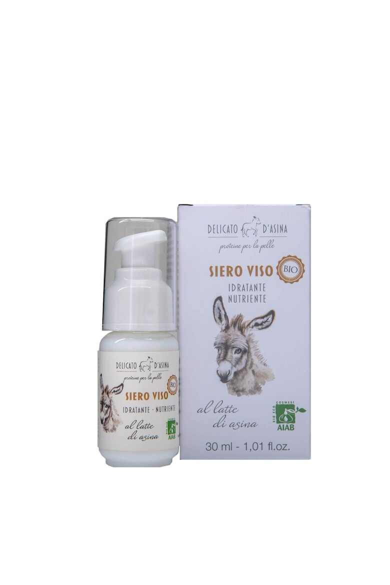 La Dispensa Ser facial bio hidratant Delicato d'Asina cu lapte de magarita 30 ml - Pled.ro