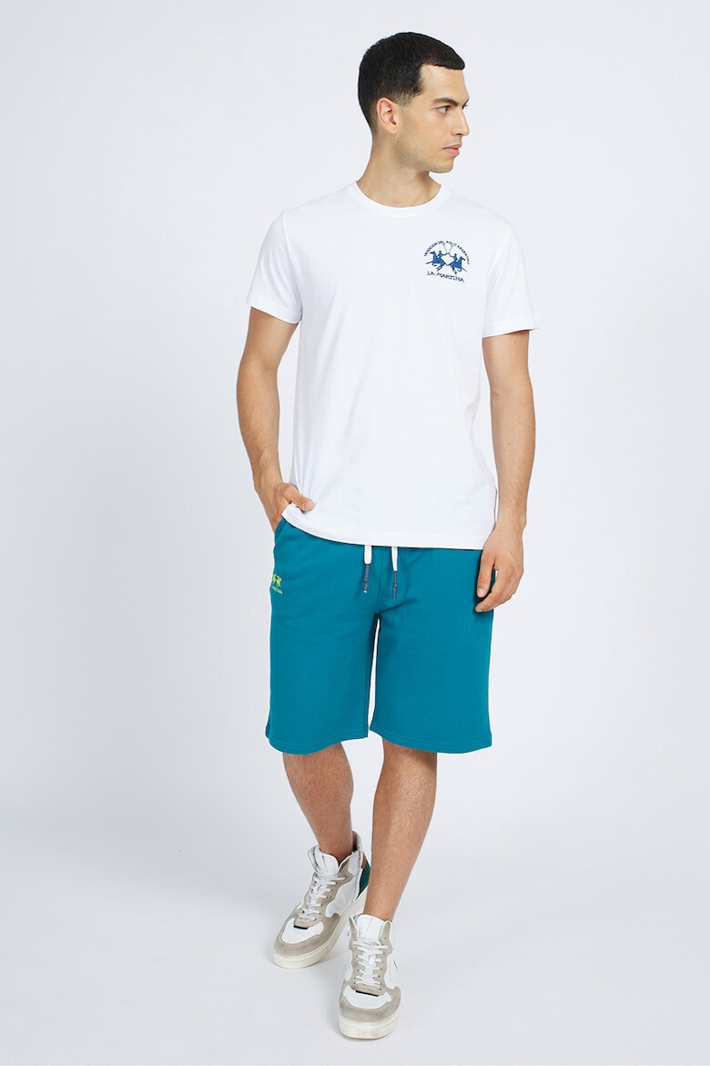 LA MARTINA Tricou regular fit cu logo brodat - Pled.ro