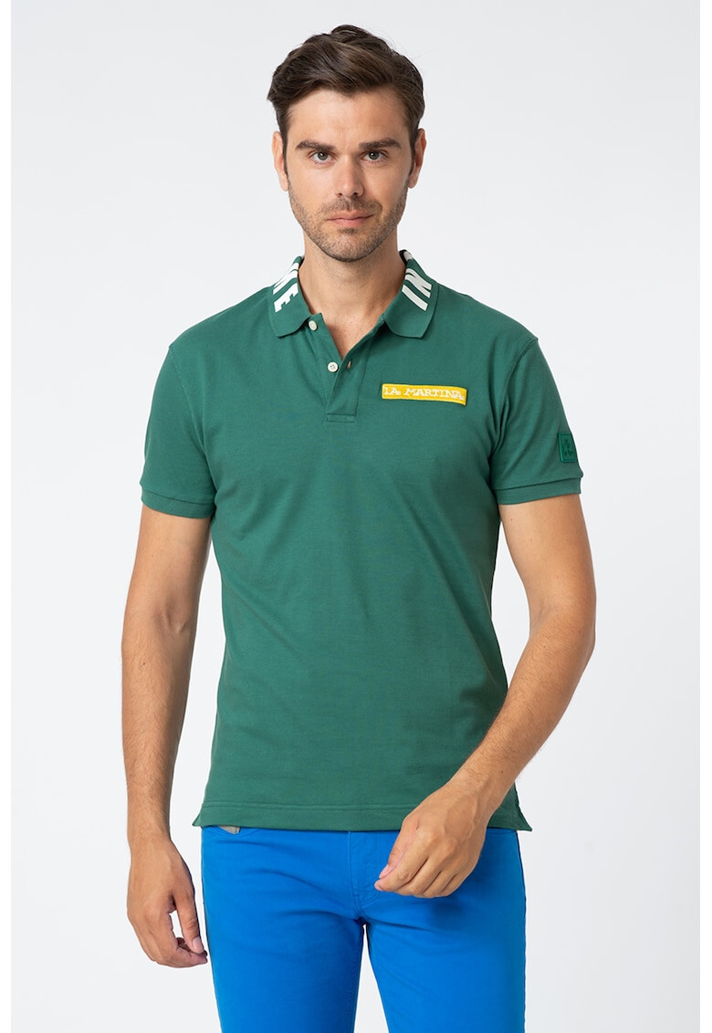 LA MARTINA Tricou polo cu aplicatie logo - Pled.ro