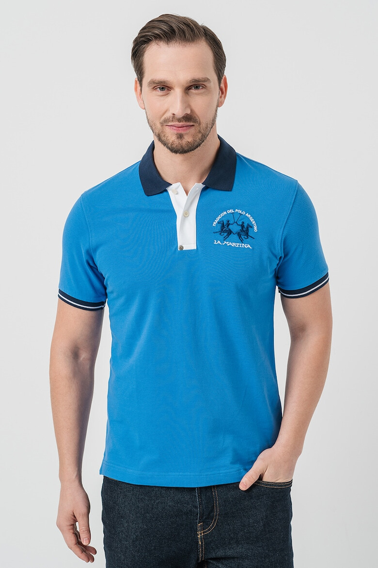 LA MARTINA Tricou polo cu broderie logo - Pled.ro