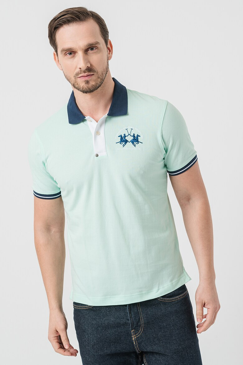 LA MARTINA Tricou polo cu broderie logo - Pled.ro