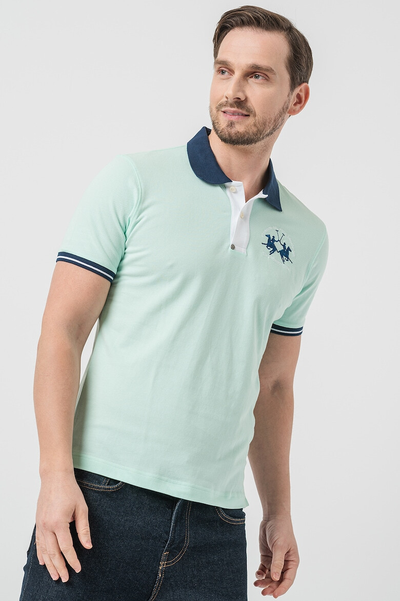 LA MARTINA Tricou polo cu broderie logo - Pled.ro