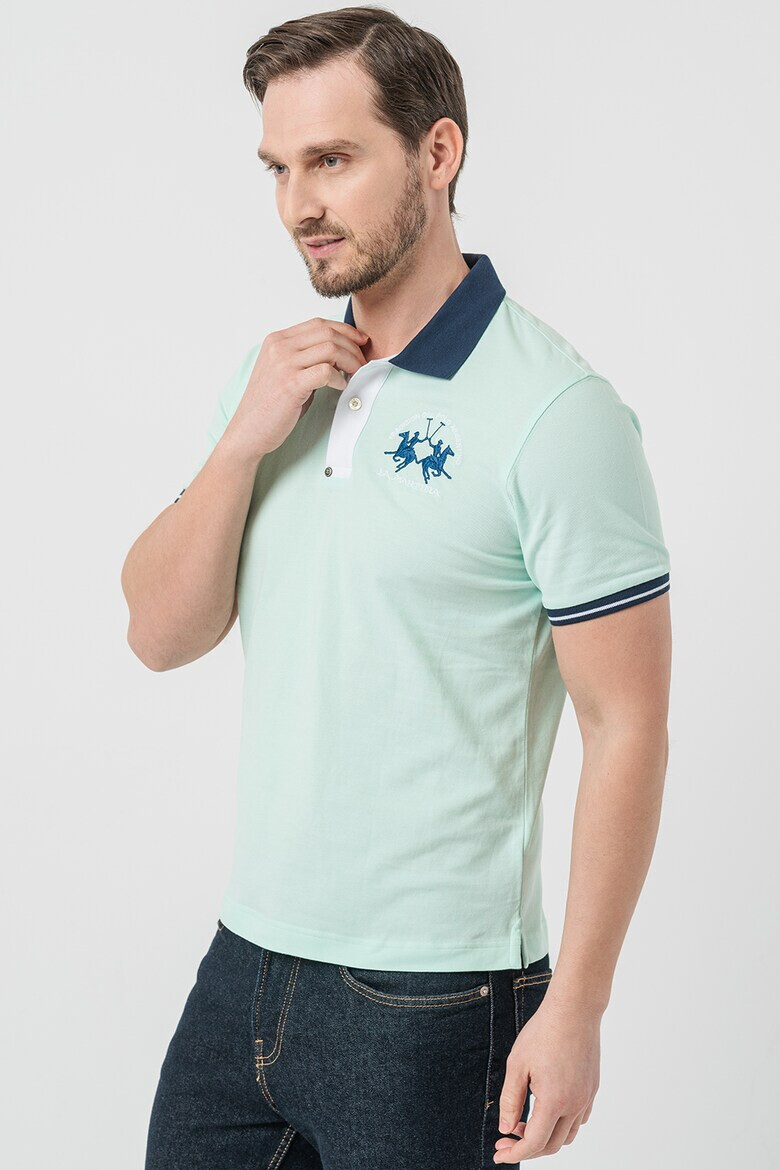 LA MARTINA Tricou polo cu broderie logo - Pled.ro