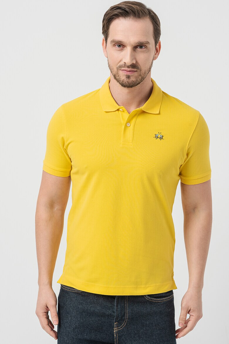 LA MARTINA Tricou polo cu detaliu brodat - Pled.ro