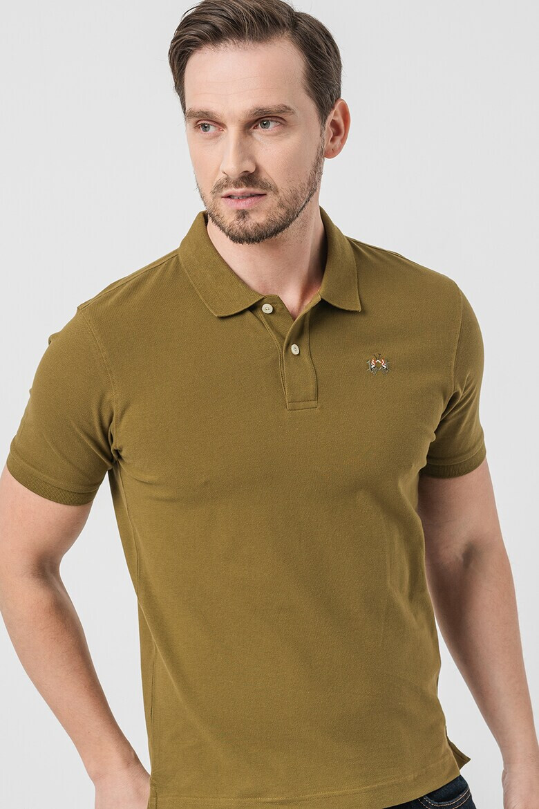 LA MARTINA Tricou polo cu detaliu brodat - Pled.ro