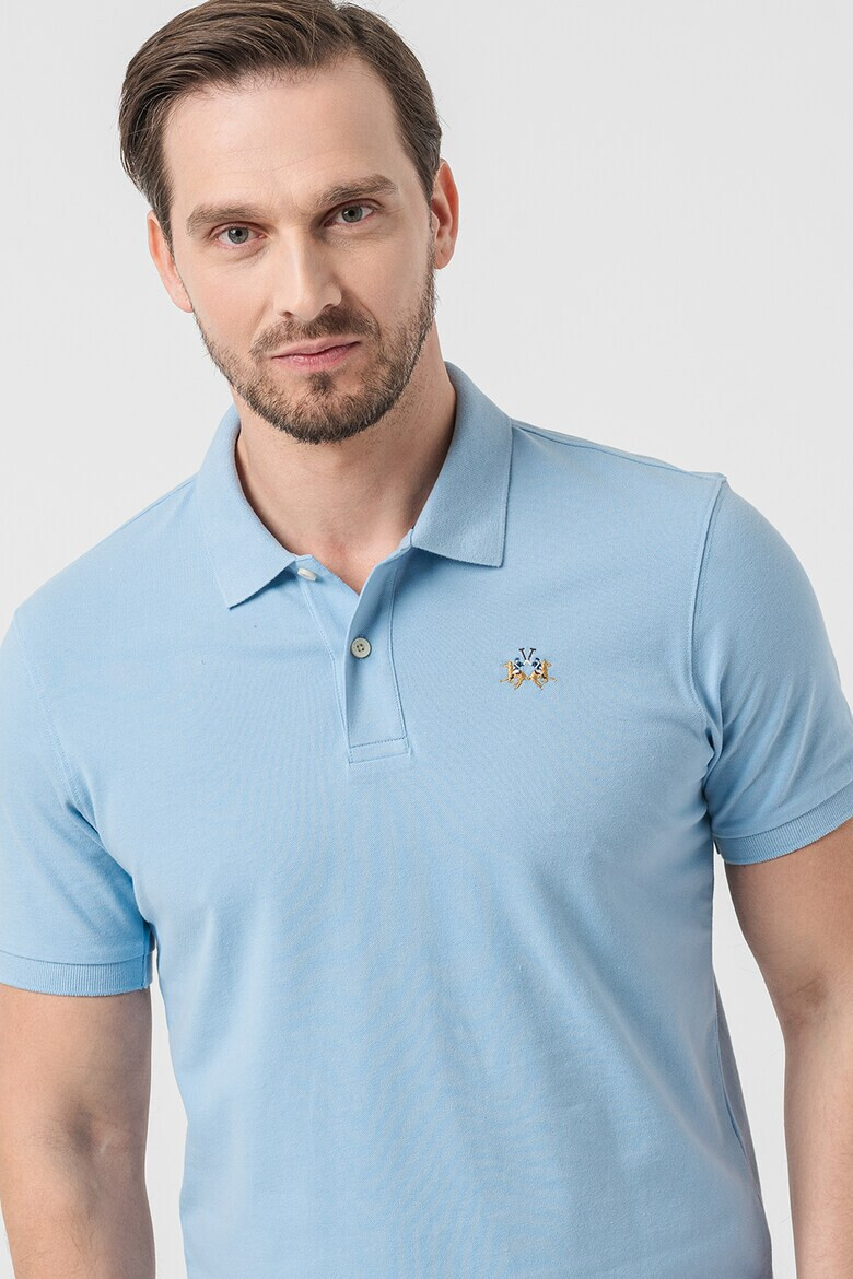 LA MARTINA Tricou polo cu detaliu brodat - Pled.ro