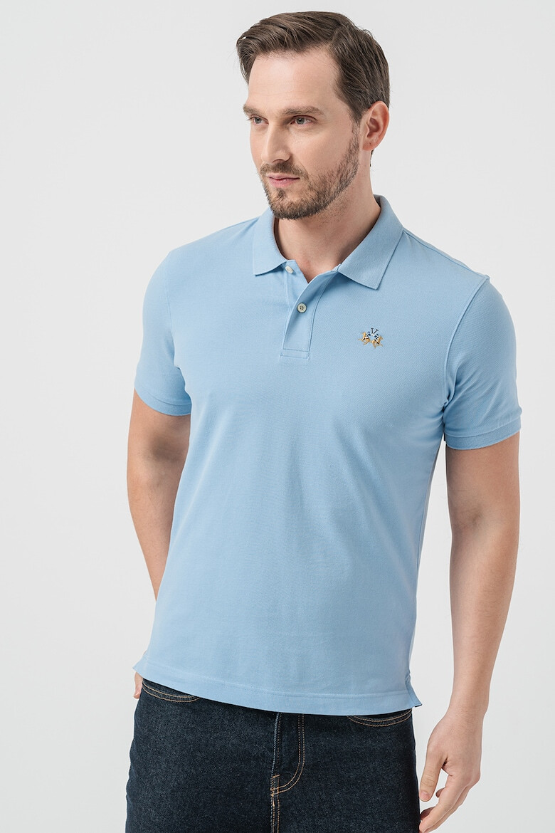 LA MARTINA Tricou polo cu detaliu brodat - Pled.ro