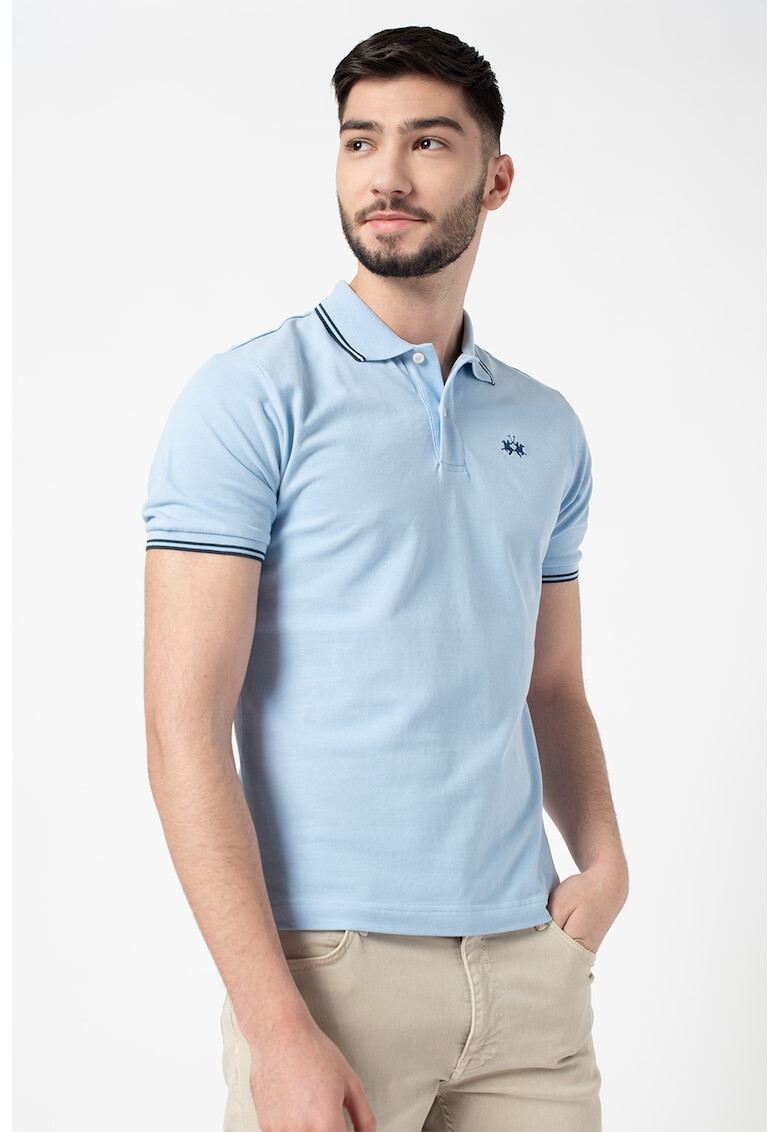 LA MARTINA Tricou polo regular fit din bumbac - Pled.ro