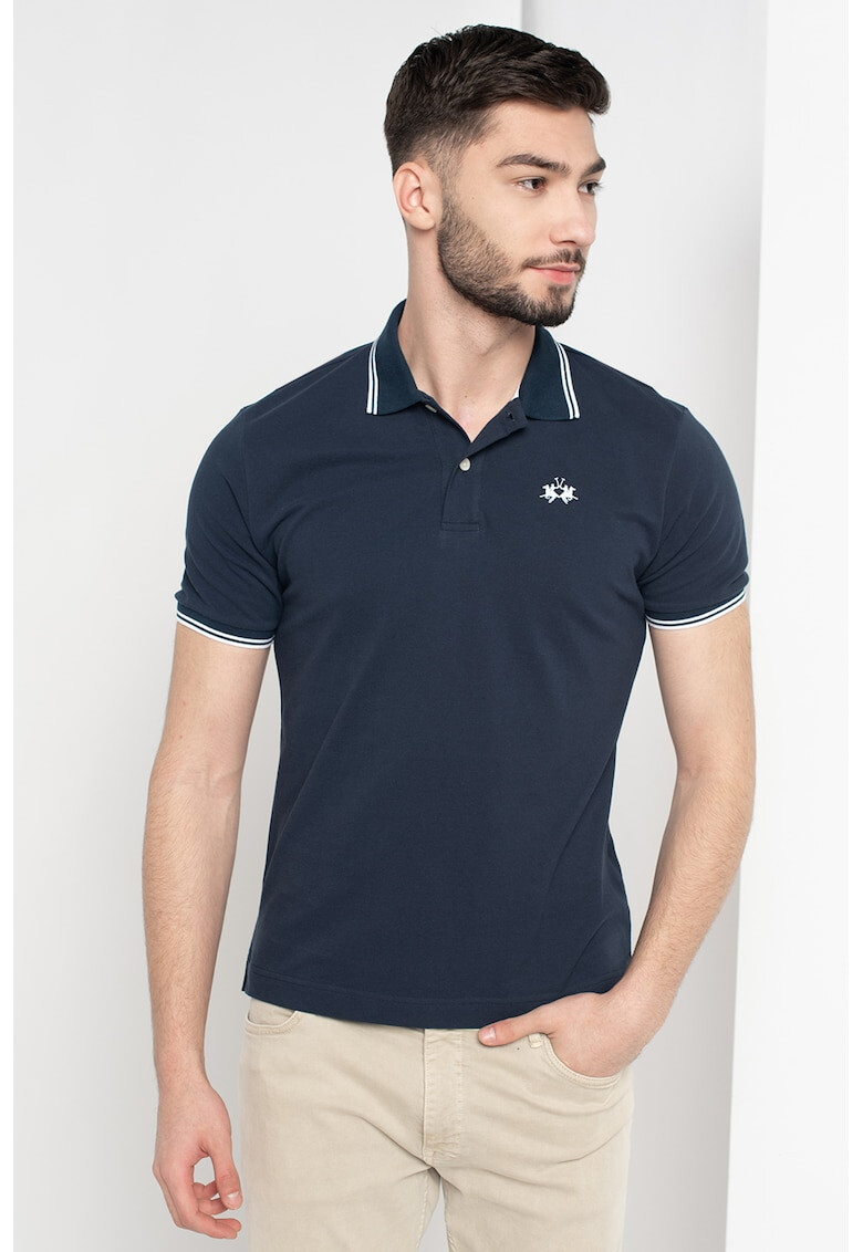 LA MARTINA Tricou polo regular fit din bumbac - Pled.ro