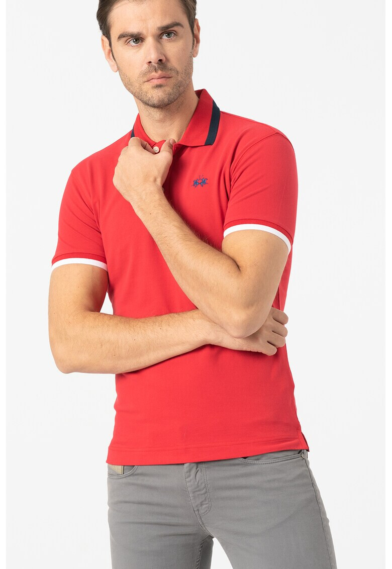 LA MARTINA Tricou polo slim fit - Pled.ro