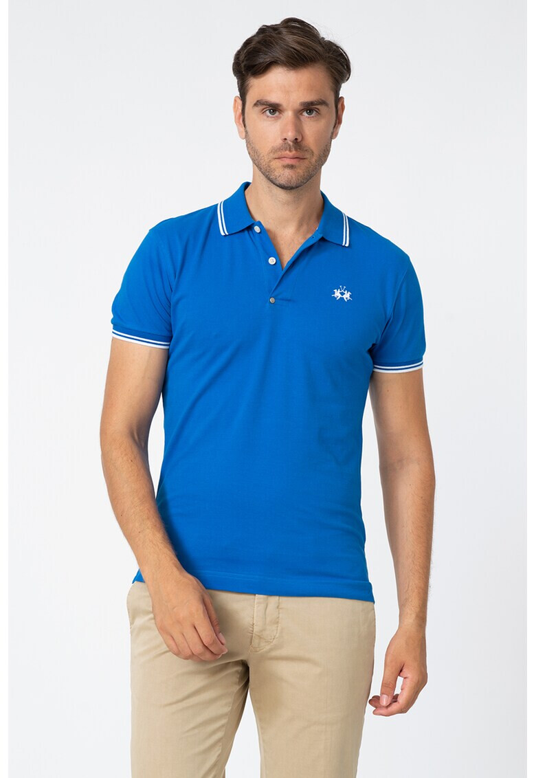 LA MARTINA Tricou polo slim fit - Pled.ro