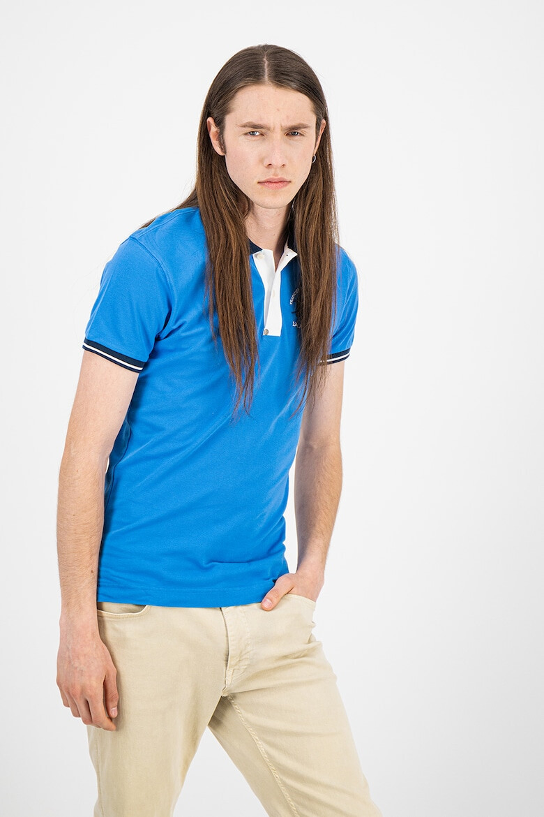 LA MARTINA Tricou polo slim fit din material pique - Pled.ro