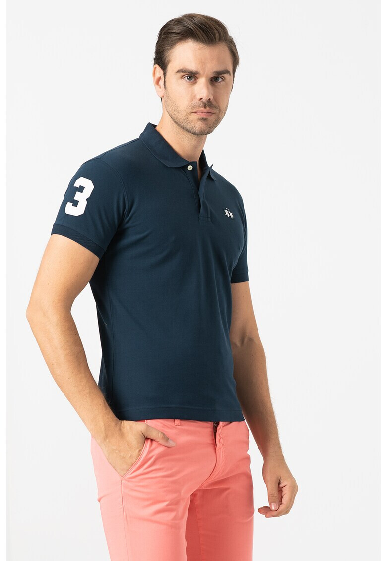 LA MARTINA Tricou polo slim fit elastic - Pled.ro