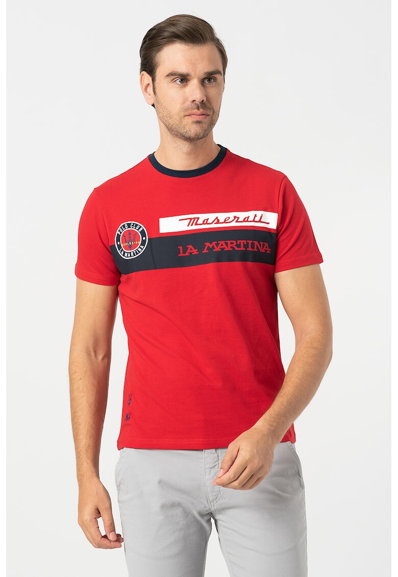 LA MARTINA Tricou regular fit cu logo - Pled.ro