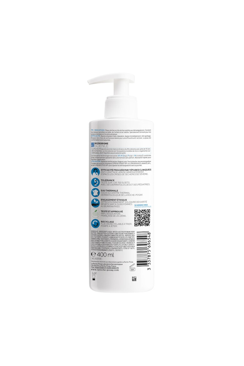 La Roche-Posay Balsam reparator cu tripla actiune La Roche Posay Lipikar Baume AP+M pentru piele cu tendinta atopica - Pled.ro