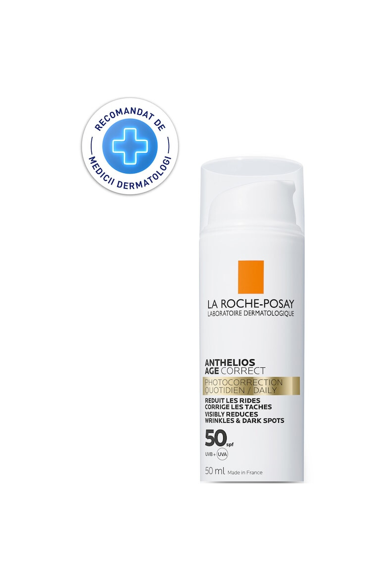 La Roche-Posay Crema de fata cu protectie solara La Roche Posay-Anthelios Age Correct SPF 50 cu actiune anti-imbatranire 50 ml - Pled.ro