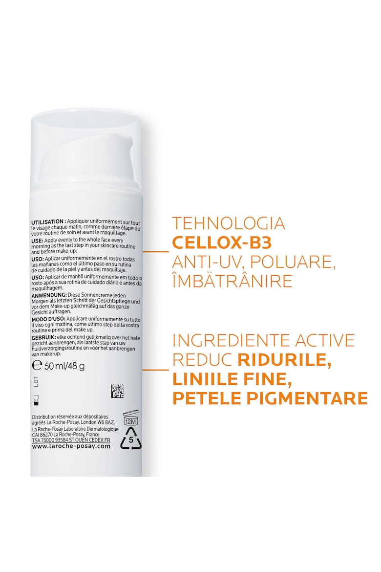 La Roche-Posay Crema de fata cu protectie solara La Roche Posay-Anthelios Age Correct SPF 50 cu actiune anti-imbatranire 50 ml - Pled.ro