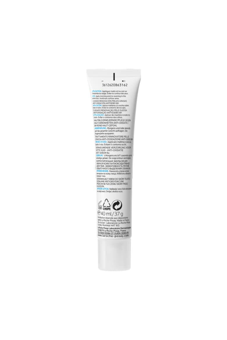 La Roche-Posay Crema renovatoare pentru tenul gras La Roche Posay EFFACLAR K(+) anti oxidanta anti sebum 8h 40ml - Pled.ro