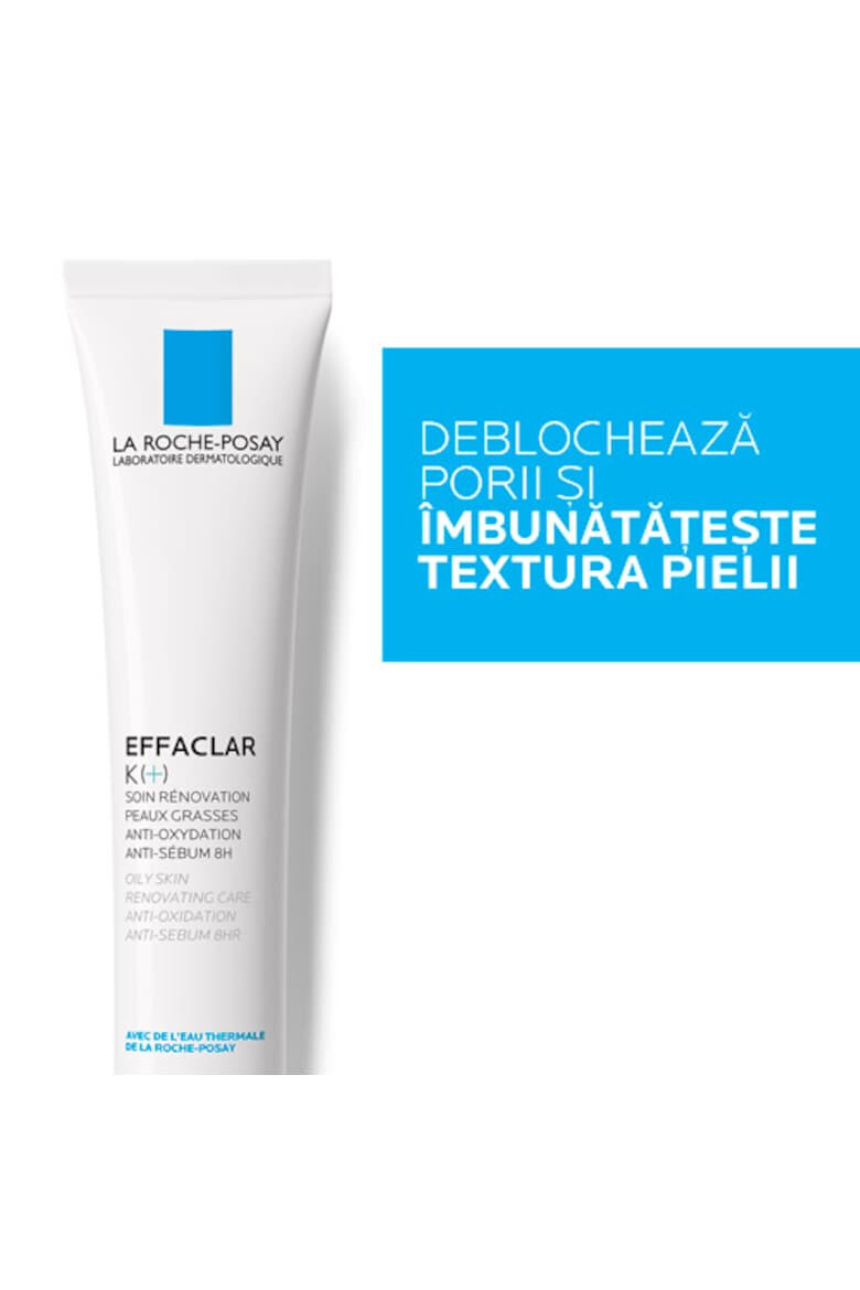 La Roche-Posay Crema renovatoare pentru tenul gras La Roche Posay EFFACLAR K(+) anti oxidanta anti sebum 8h 40ml - Pled.ro