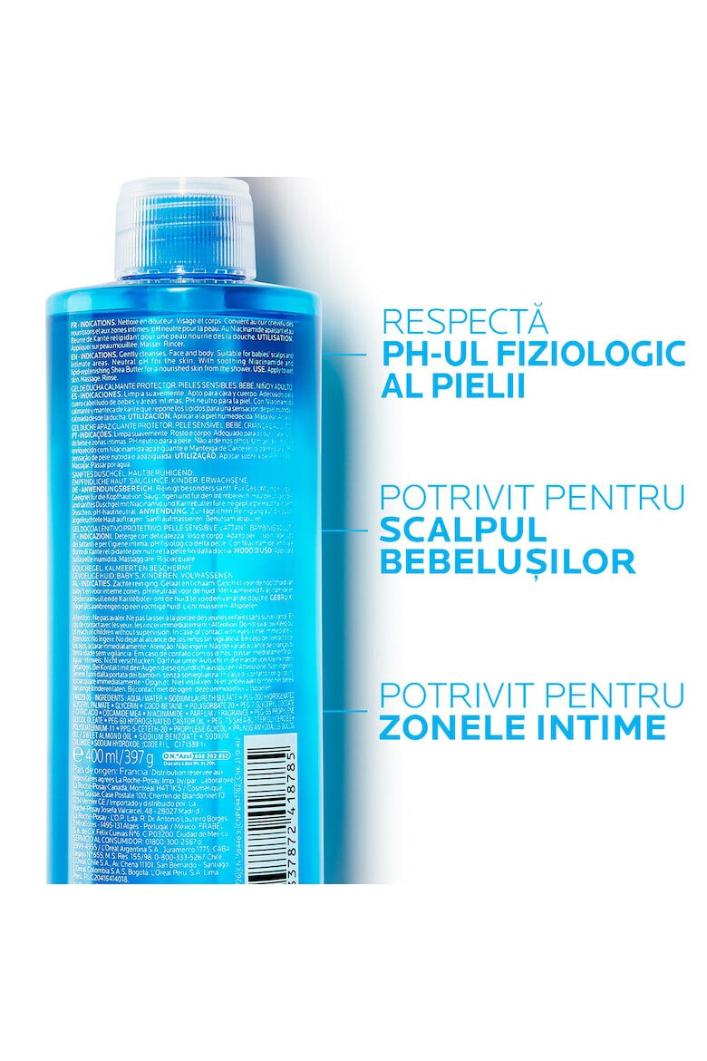 La Roche-Posay Gel de curatare Lipikar pentru bebelusi copii adulti piele sensibila - Pled.ro