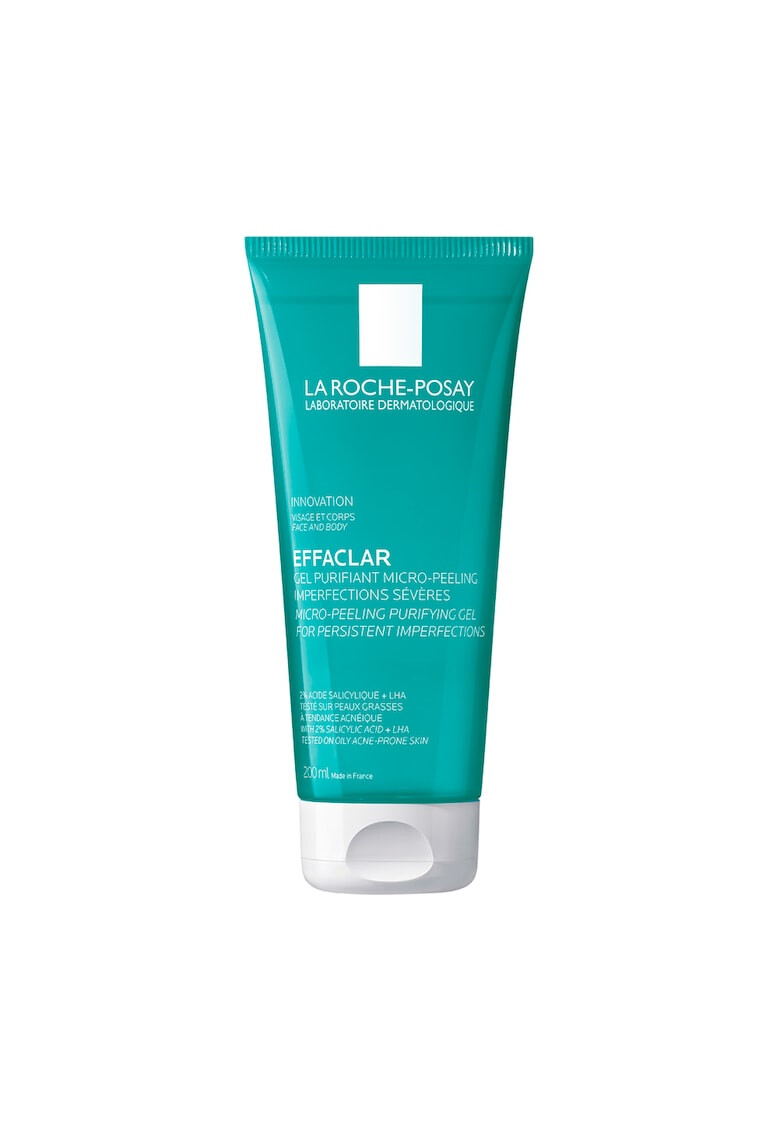 La Roche-Posay Gel Purifiant Micro-Exfoliant fata si corp La Roche Posay Effaclar pentru imprefectiuni severe 200 ml - Pled.ro