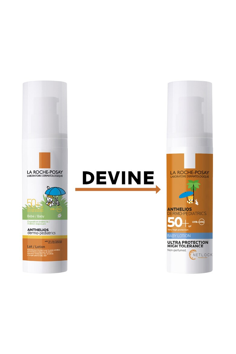 La Roche-Posay Lapte cu protectie solara pentru fata si corp Anthelios Dermo-Pediatrics SPF 50+ pentru bebelusi 50 ml - Pled.ro