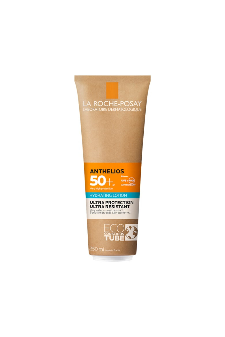 La Roche-Posay Lotiune hidratanta cu protectie solara pentru fata si corp Anthelios Eco-Counscious SPF 50 pentru piele sensibila si intoleranta la soare 250 ml - Pled.ro