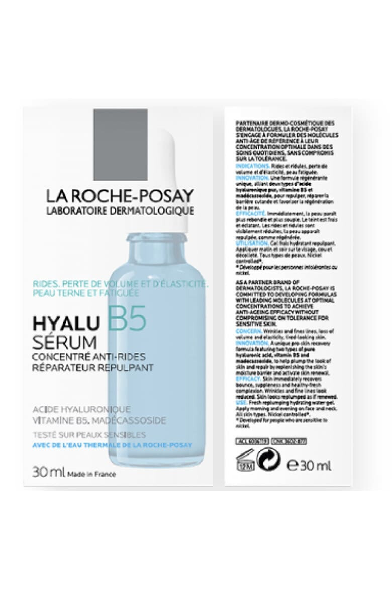 La Roche-Posay Ser concentrat reparator antirid Hyalu B5 Serum pentru ten sensibil deshidratat cu riduri si linii fine 30 ml - Pled.ro