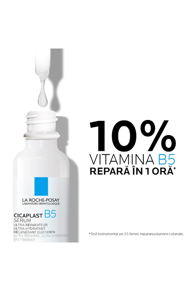 La Roche-Posay Ser ultra-reparator si ultra-hidratant Cicaplast B5 cu 10 % pantenol pentru regenerare zilnica 30 ml - Pled.ro