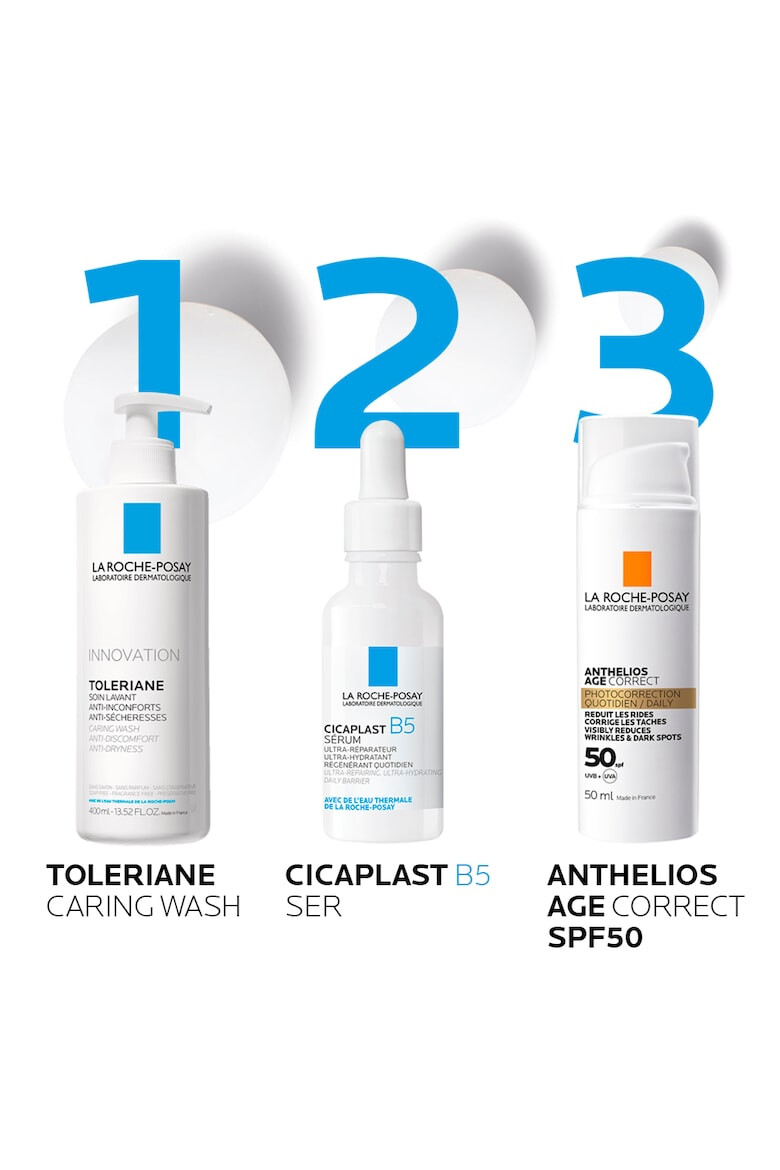 La Roche-Posay Ser ultra-reparator si ultra-hidratant Cicaplast B5 cu 10 % pantenol pentru regenerare zilnica 30 ml - Pled.ro