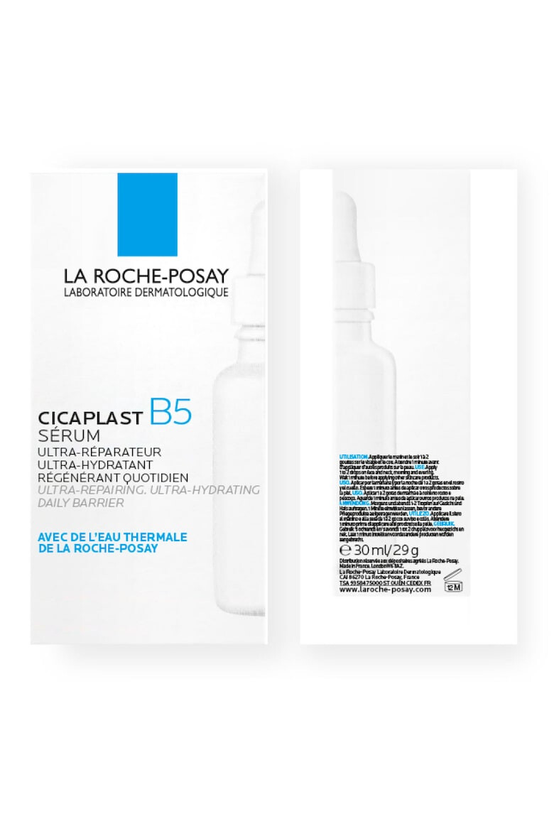 La Roche-Posay Ser ultra-reparator si ultra-hidratant Cicaplast B5 cu 10 % pantenol pentru regenerare zilnica 30 ml - Pled.ro