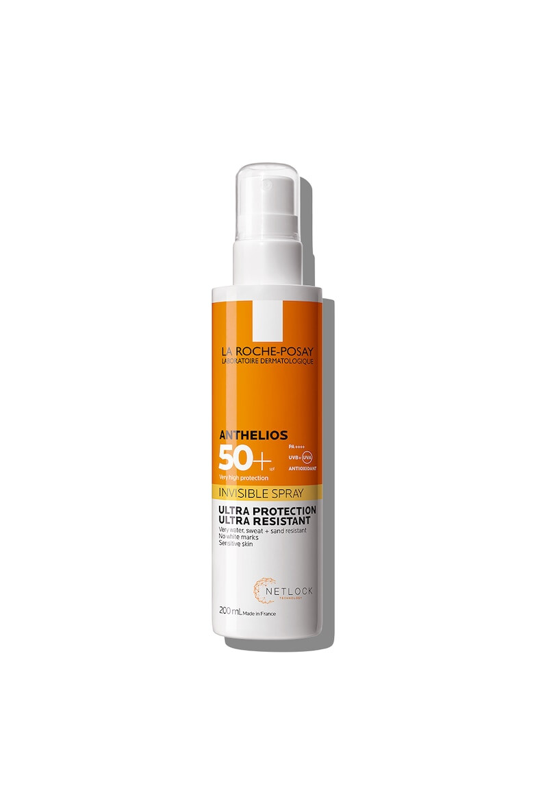 La Roche-Posay Spray invizibil cu protectie solara pentru corp ANTHELIOS SPF 50+ pentru piele sensibila ultra-rezistent cu parfum 200 ml - Pled.ro