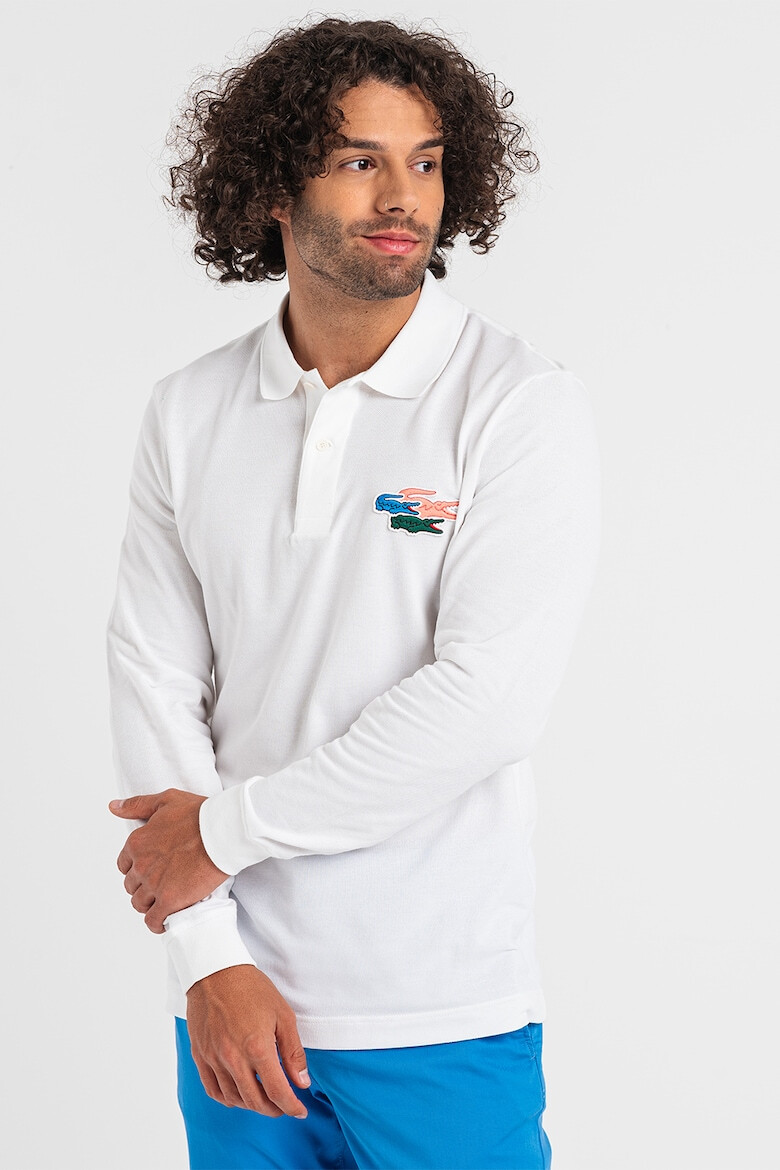 Lacoste Bluza polo de bumbac pique - Pled.ro