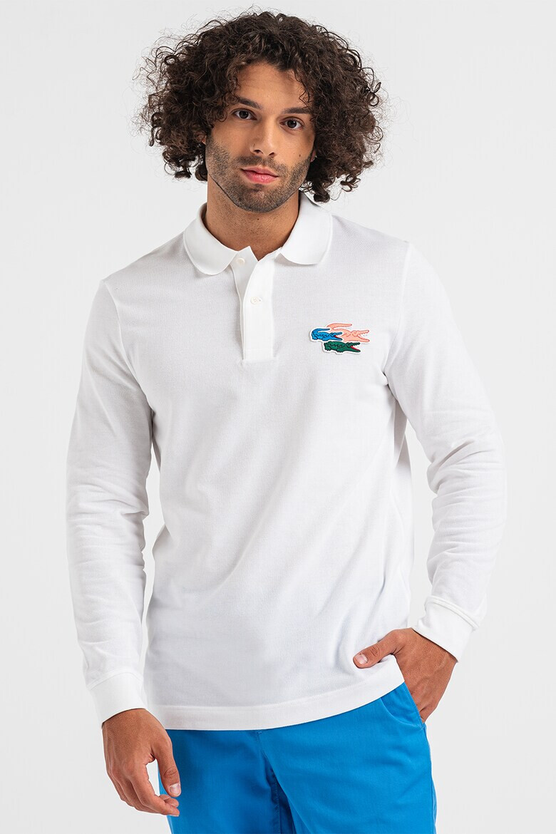 Lacoste Bluza polo de bumbac pique - Pled.ro