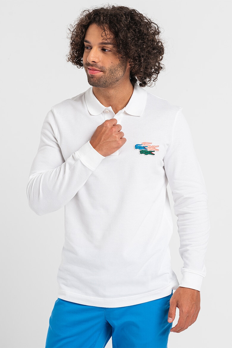 Lacoste Bluza polo de bumbac pique - Pled.ro