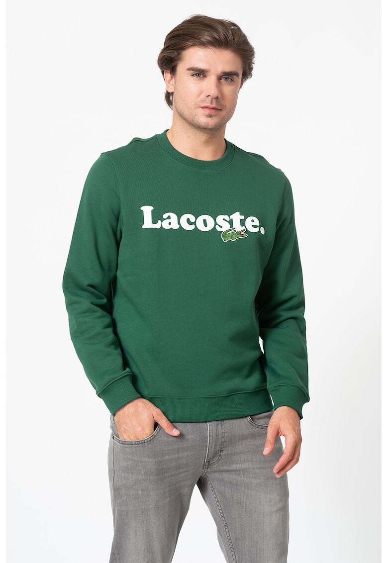 Lacoste Bluza sport de bumbac cu imprimeu logo - Pled.ro