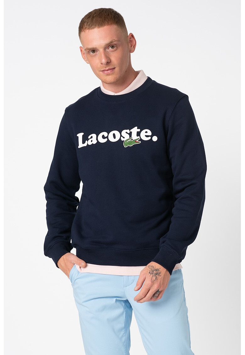 Lacoste Bluza sport de bumbac cu imprimeu logo - Pled.ro