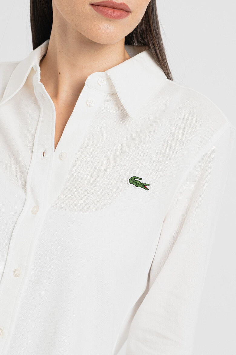 Lacoste Camasa de bumbac cu logo - Pled.ro