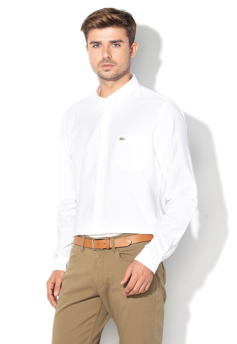 Lacoste Camasa regular fit cu logo brodat - Pled.ro